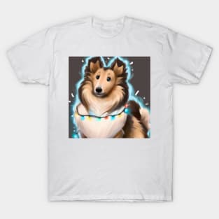 Cute Sheltie Drawing T-Shirt